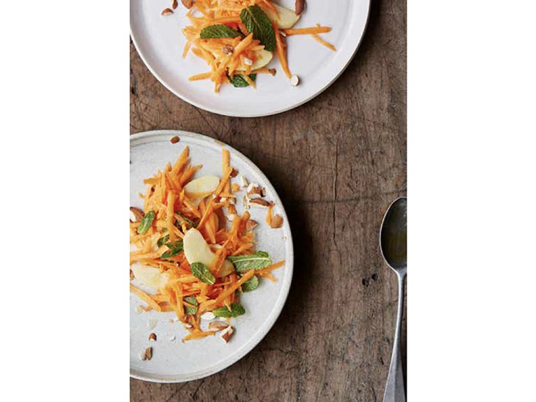 Green bean salad with roasted red onions 9